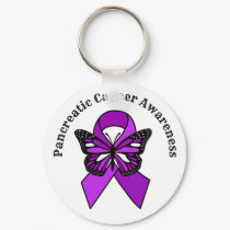Pancreatic Cancer Awareness | Butterfly Keychain