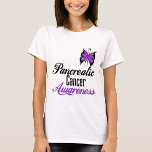 Pancreatic Cancer Awareness Butterfly T-Shirt