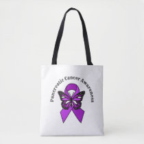 Pancreatic Cancer Awareness | Butterfly Tote Bag
