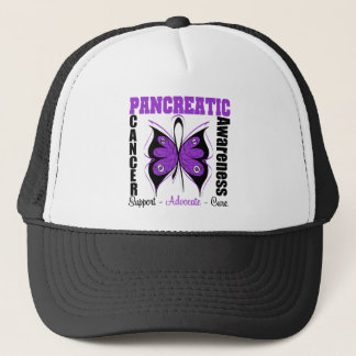 Pancreatic Cancer Awareness Butterfly Trucker Hat