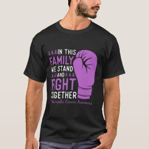 Pancreatic Cancer Awareness Fight Family Support T-Shirt