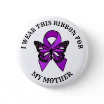 Pancreatic Cancer Awareness | I Wear This Ribbon Button