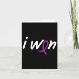 Pancreatic Cancer Awareness - I Won Survivor Fight Card