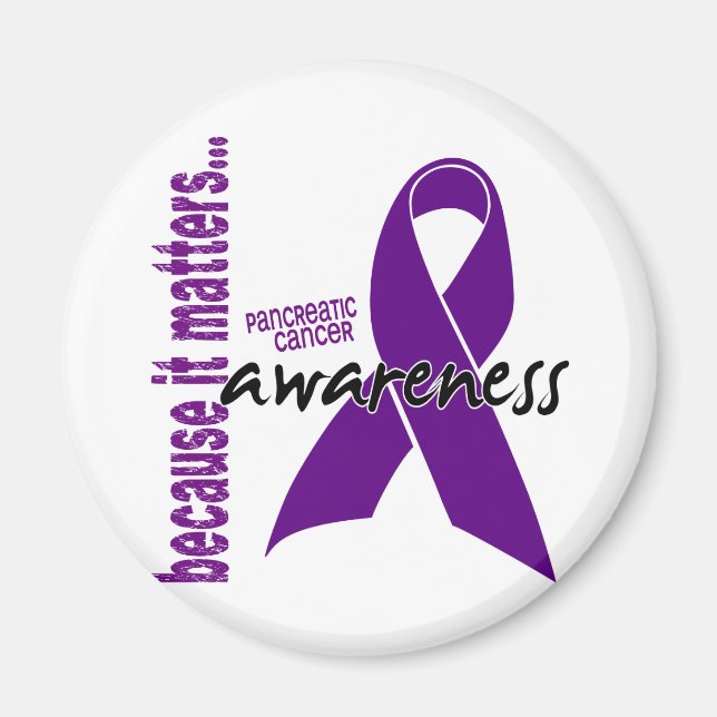 Pancreatic Cancer Awareness Magnet (Front)