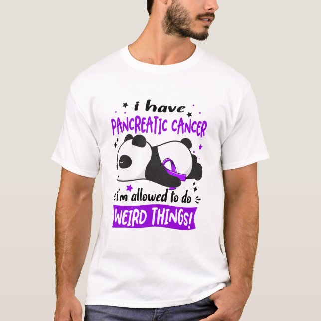 Pancreatic Cancer Awareness Month Ribbon Gifts T-Shirt (Front)