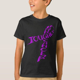 Pancreatic Cancer Awareness Month Ribbon Purple Ar T-Shirt