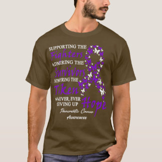 Pancreatic Cancer Awareness Supporting The Fighter T-Shirt
