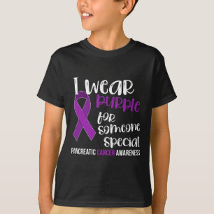 Pancreatic Cancer Awareness Survivor Gift Purple R T-Shirt