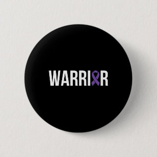 Pancreatic Cancer Fight Cancer Ribbon 4  Button
