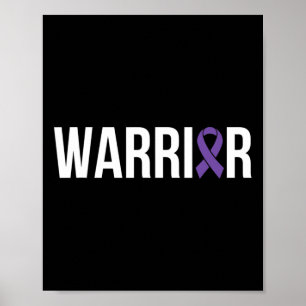 Pancreatic Cancer Fight Cancer Ribbon 4  Poster