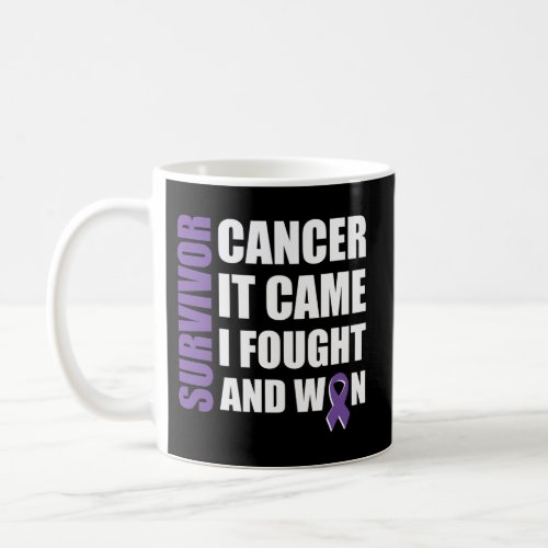 Pancreatic Cancer Fight Cancer Ribbon Coffee Mug