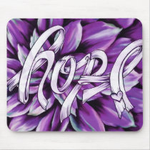 Pancreatic cancer floral hope products mouse pad