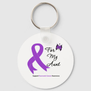 Pancreatic Cancer For My Aunt Keychain