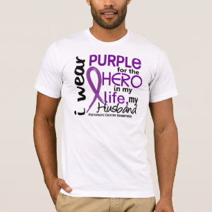 Pancreatic Cancer For My Hero My Husband 2 T-Shirt
