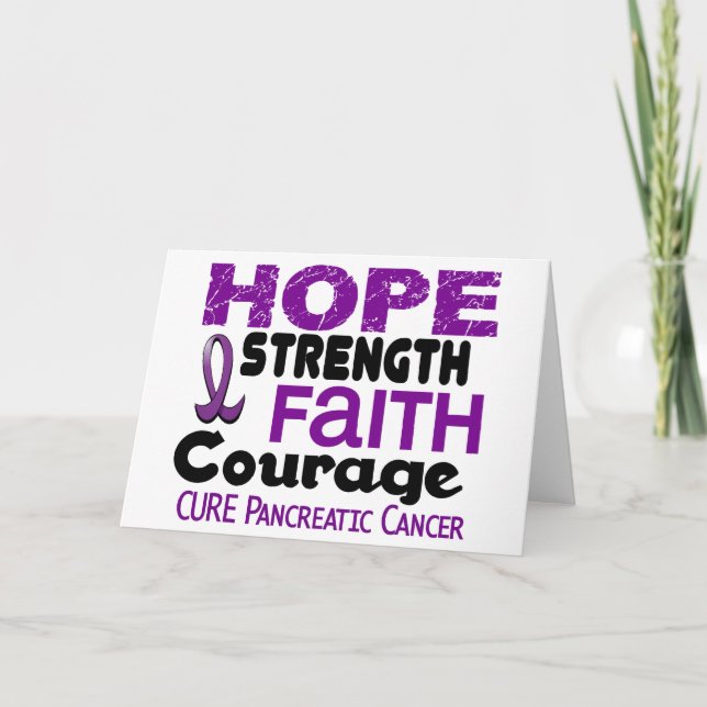 Pancreatic Cancer HOPE 3 Card (Front)
