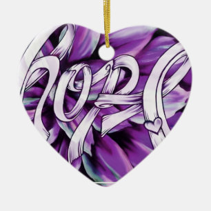 Pancreatic Cancer Hope Ornament