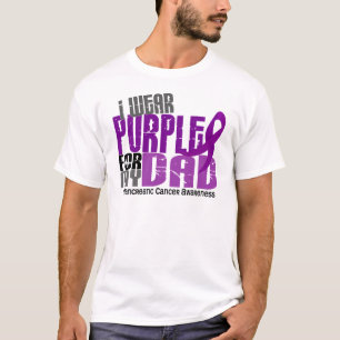 Pancreatic Cancer I Wear Purple For My Dad 6.2 T-Shirt