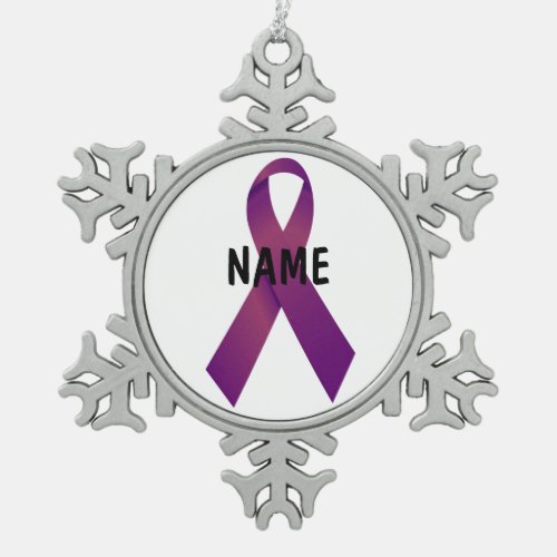 Pancreatic Cancer Memorial Ornament