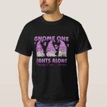 Pancreatic Cancer Purple Gnome T-Shirt