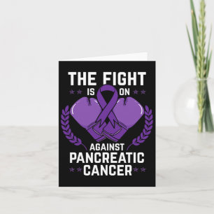 Pancreatic Cancer Shirt Chemotherapy Stomach Boxin Card