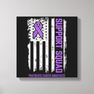Pancreatic Cancer Support Squad Pancreatic Cancer Canvas Print