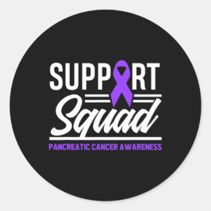 Pancreatic Cancer Support Squad Pancreatic Cancer Classic Round Sticker