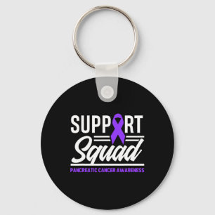 Pancreatic Cancer Support Squad Pancreatic Cancer Keychain