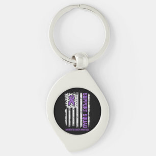 Pancreatic Cancer Support Squad Pancreatic Cancer Keychain