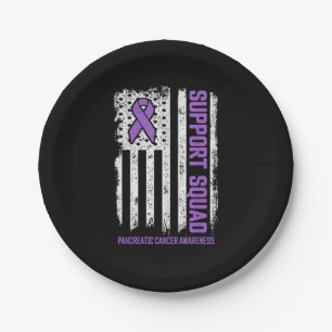 Pancreatic Cancer Support Squad Pancreatic Cancer Paper Plates