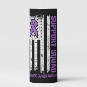 Pancreatic Cancer Support Squad Pancreatic Cancer Pillar Candle