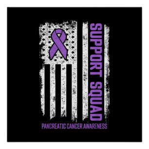 Pancreatic Cancer Support Squad Pancreatic Cancer Poster