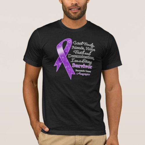 Pancreatic Cancer Support Strong Survivor T_Shirt