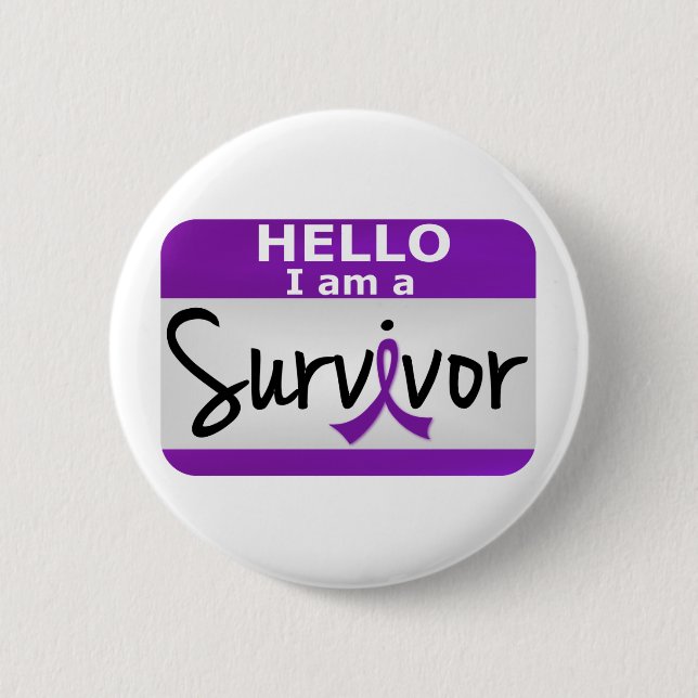 Pancreatic Cancer Survivor 24.png Button (Front)