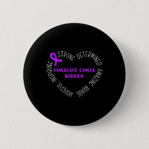 Pancreatic Cancer Warrior  Button