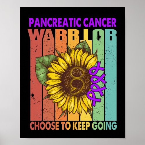 Pancreatic Cancer Warrior Choose To Keep Going  Poster