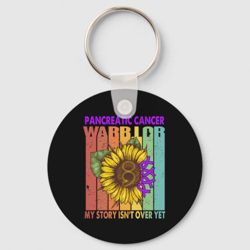 Pancreatic Cancer Warrior My Story Isnt Over Yet  Keychain