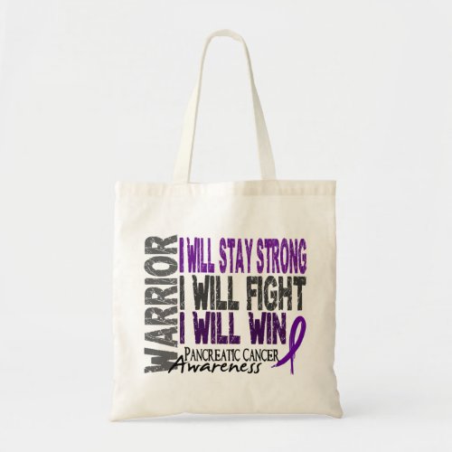 Pancreatic Cancer Warrior Tote Bag