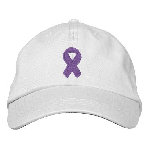 PancreaticLeiomyosarcoma and Cancer Survivor Embroidered Baseball Cap