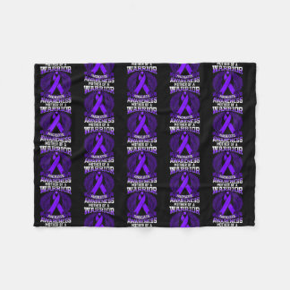 Pancreatitis Awareness Mother Support Ribbon Fleece Blanket