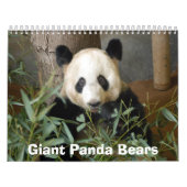 panda117, Giant Panda Bears Calendar (Cover)
