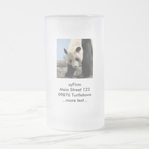Panda20170506_by_JAMFoto Frosted Glass Beer Mug