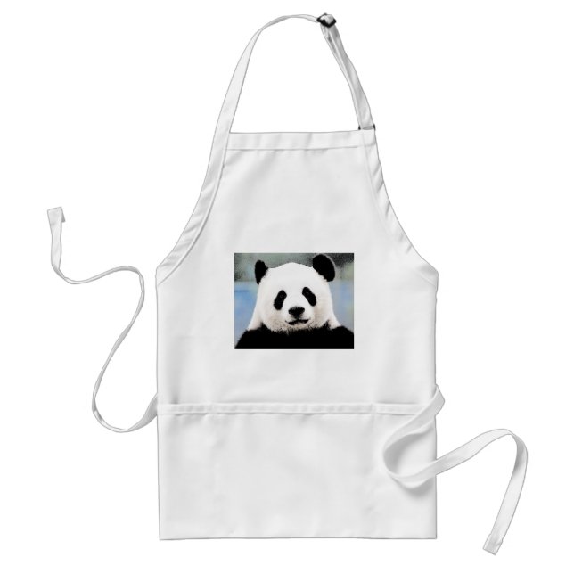 Panda Adult Apron (Front)