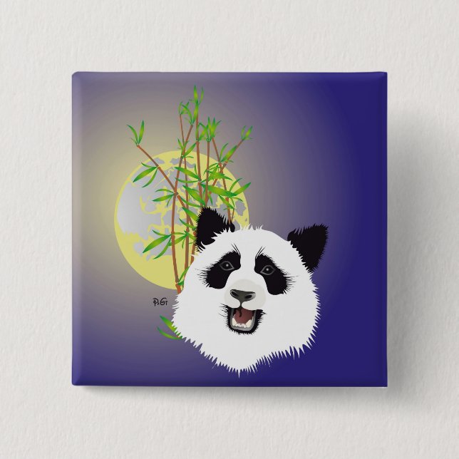 Panda (Ailuropoda melanoleuca) Buttons (Front)