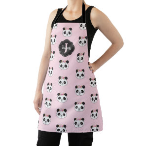 Panda All Over Print Apron
