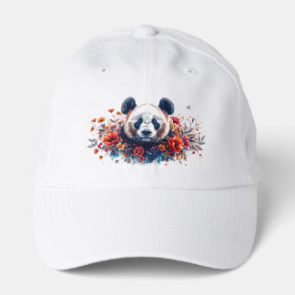 Panda Amongst Flowers Performance Cap