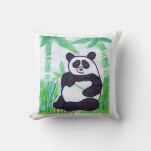 Panda and Bamboo American MoJo Pillow