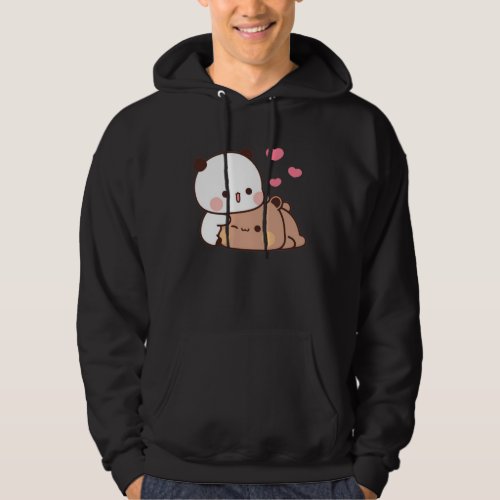 Panda And Brownie Bear Couple  Hoodie