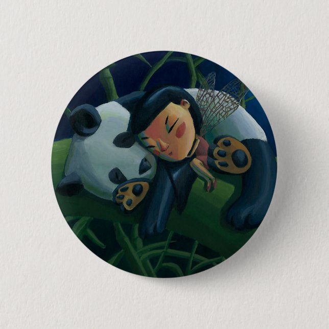 Panda and Fairy Button (Front)