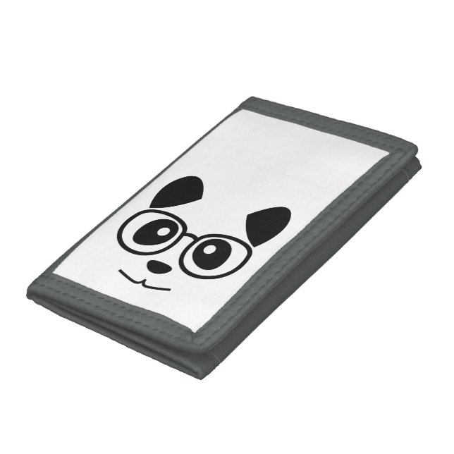 Panda And Glasses Trifold Wallet (Bottom)