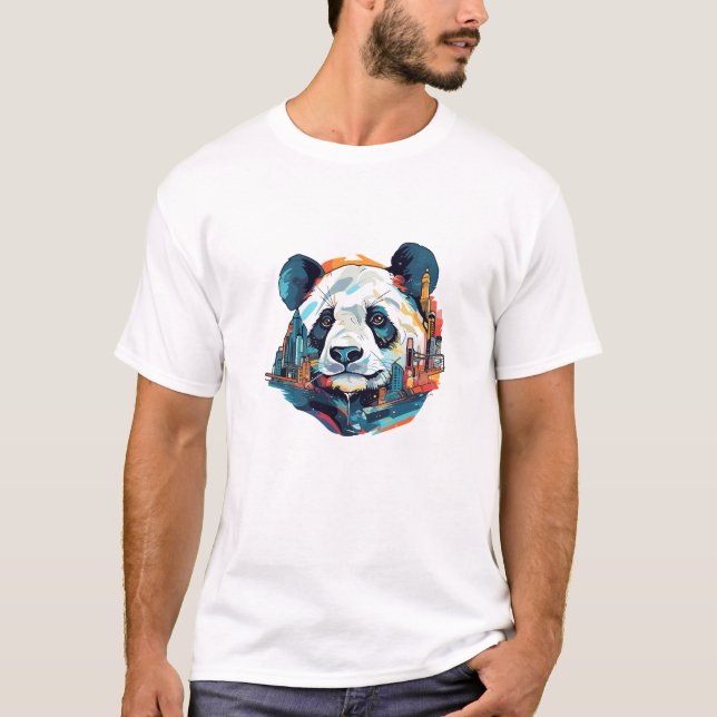 Panda Animal World Wildlife Beauty Discovery T-Shirt (Front)